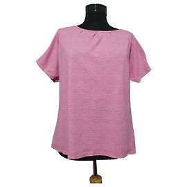 Blusa Marimekko Rosa Algodón Elastano XL Rosa