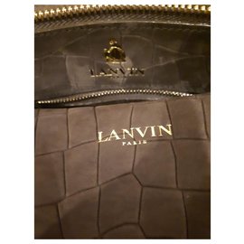Lanvin-Handbags-Dark blue