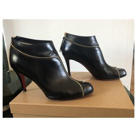 Christian Louboutin-Colizip 85-Black,Golden