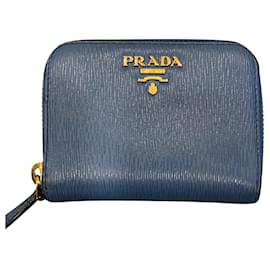 Prada-Brieftasche-Blau