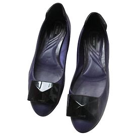 Mocassins Vic Matié en cuir violet Violet