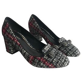 Dolce & Gabbana pumps wool multicolor size 39 Multiple colors