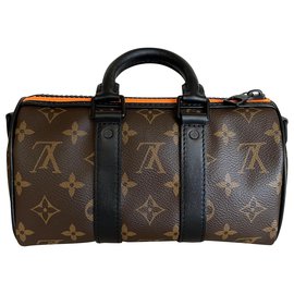 Louis Vuitton-Zoom with Friends Keepall XS Monogram-Brown