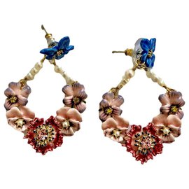 Les Nereides Boucles d'oreilles Multicolore