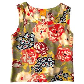 Christian Lacroix Vintage Lacroix Seidentop Mehrfarben