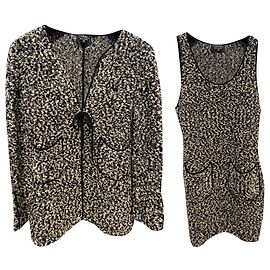 Chanel Jupe Noir Blanc
