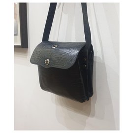 Fendi-Fendi vintage satchel shoulder bag-Black