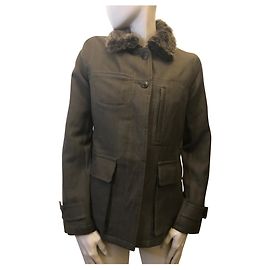 Comptoir Des Cotonniers Khaki Parka Khaki