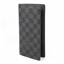 Louis Vuitton-Louis Vuitton portofeuilles Brazza Mens long wallet N62665 gray-Grey