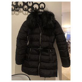 manteau doudoune prada 38 it 34 fr xs blouson col