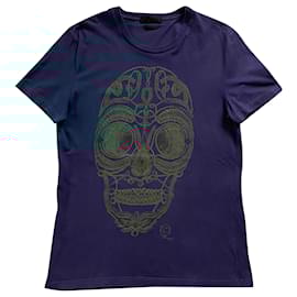Alexander Mcqueen-T shirt-Navy blue
