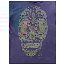 Alexander Mcqueen-T shirt-Navy blue