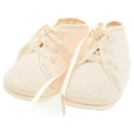 Hermès-HERMES Baby Shoes Light Pink Wool Auth 15166-Other