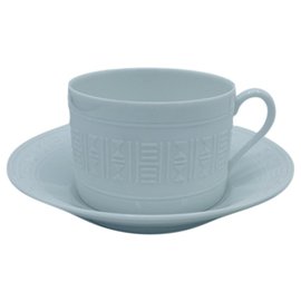 Hermès-Egee tea cup and saucer-White