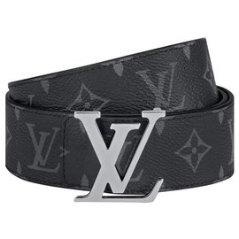 Louis Vuitton Cinturón eclipse reversible LV Gris