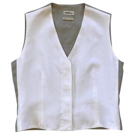 Hermès-Tops-Weiß,Grau