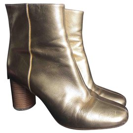 Sandro Botas de tornozelo Dourado
