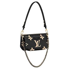 Louis Vuitton Couro multipochette LV Preto