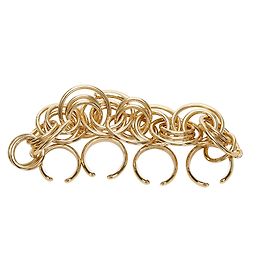 Chloé Chloe Gold Gold-Tone Ring Golden