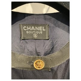 Chanel-Vestidos-Negro,Azul marino