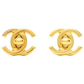 Chanel-GOLDEN CC LOCKER M-D'oro