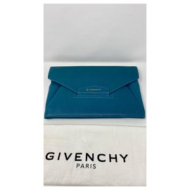 Givenchy-ANTIGONA ENVELOPE BLU OTTANIO NOVO COM SACO DE PÓ-Azul