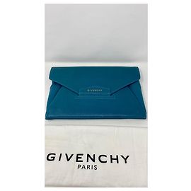 Givenchy ANTIGONA ENVELOPE BLU OTTANIO NEW WITH dustbag Blue