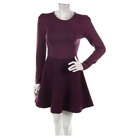 Vestido Kate Spade roxo de lã e rayon Roxo