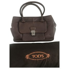 Tod's-Handbags-Dark brown
