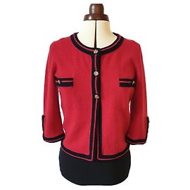 Cardigan Chanel Red