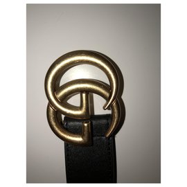 Gucci-Cintura G foderata di Gucci (GG) nuovo oro con fattura-D'oro