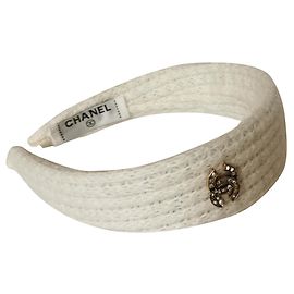 Chanel Hair band White