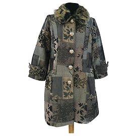 Marc Jacobs Cotton Coat with Removable Fur Collar Multiple colors