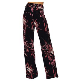 Calça Gestuz Demi em viscose Multicor
