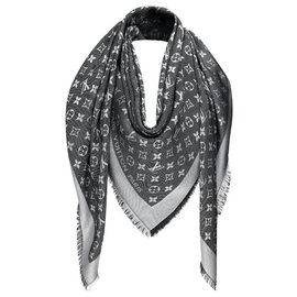 Louis Vuitton-LV shawl new mono denim-Black