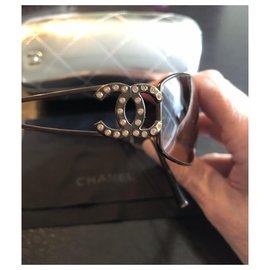 Chanel-Chanel Maskenbrille-Schwarz