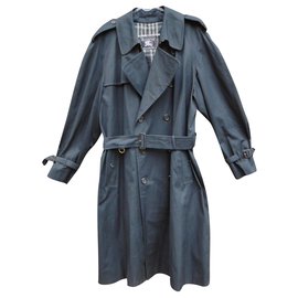 Burberry-trench homme Burberry vintage t 54-Bleu Marine