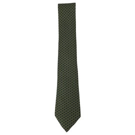 Hermès-Gravata verde hermes-Verde