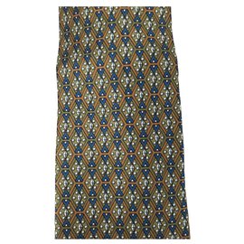 Hermès-Hermes tie in green silk-Green
