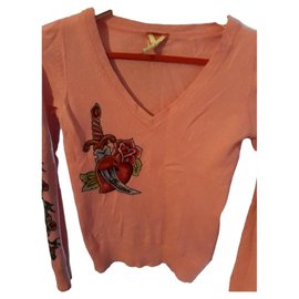 Pull Guess 100% cachemire Rose