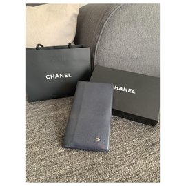 Chanel-Geldbörsen-Marineblau
