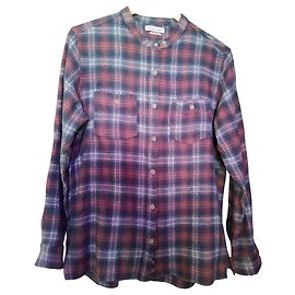 Camisa xadrez Isabel Marant Etoile de algodão verde e branca Multicor