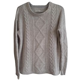 Jersey de algodón acanalado Levi's Eggshell Blanco roto