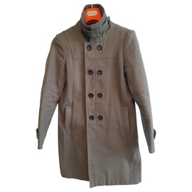 Comptoir Des Cotonniers-Trench coats-Khaki