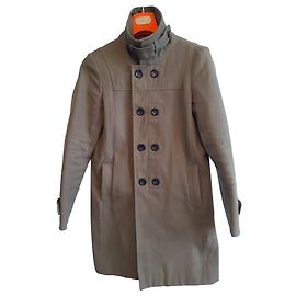 Trench de algodão Comptoir Des Cotonniers Cáqui Caqui