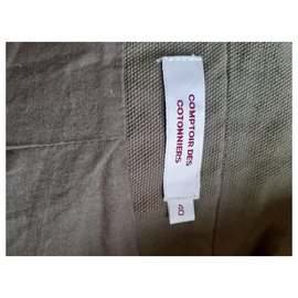 Comptoir Des Cotonniers-Trench coats-Khaki