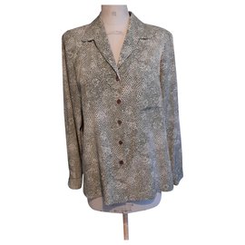 Autre Marque Mayerline Bluse Python Print Polyester Python drucken