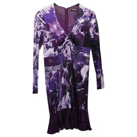 Roberto Cavalli Multicolore Viscose Dress Multiple colors