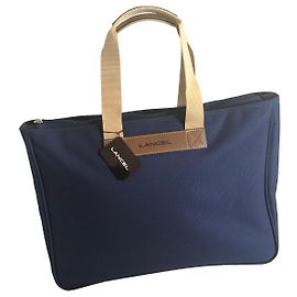Lancel Travel bag Navy blue