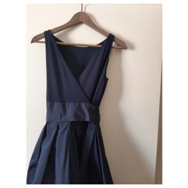 Ralph Lauren-Kleid Kleid-Marineblau